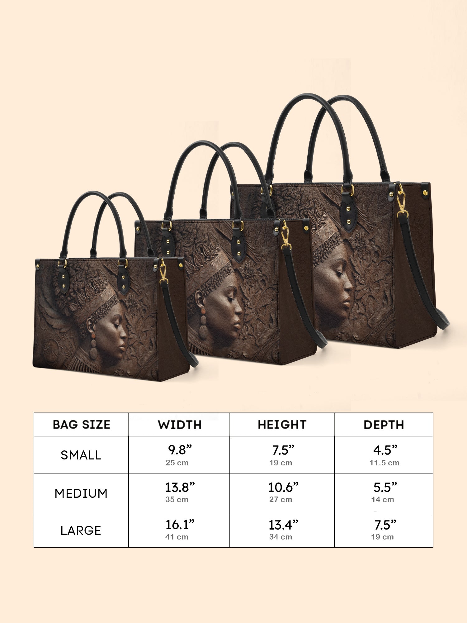 Back To Africa Premium Leather Handbag QR0XD410