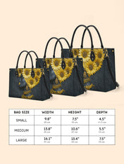 Sunflower Majesty Premium Leather Handbag QR0XD336