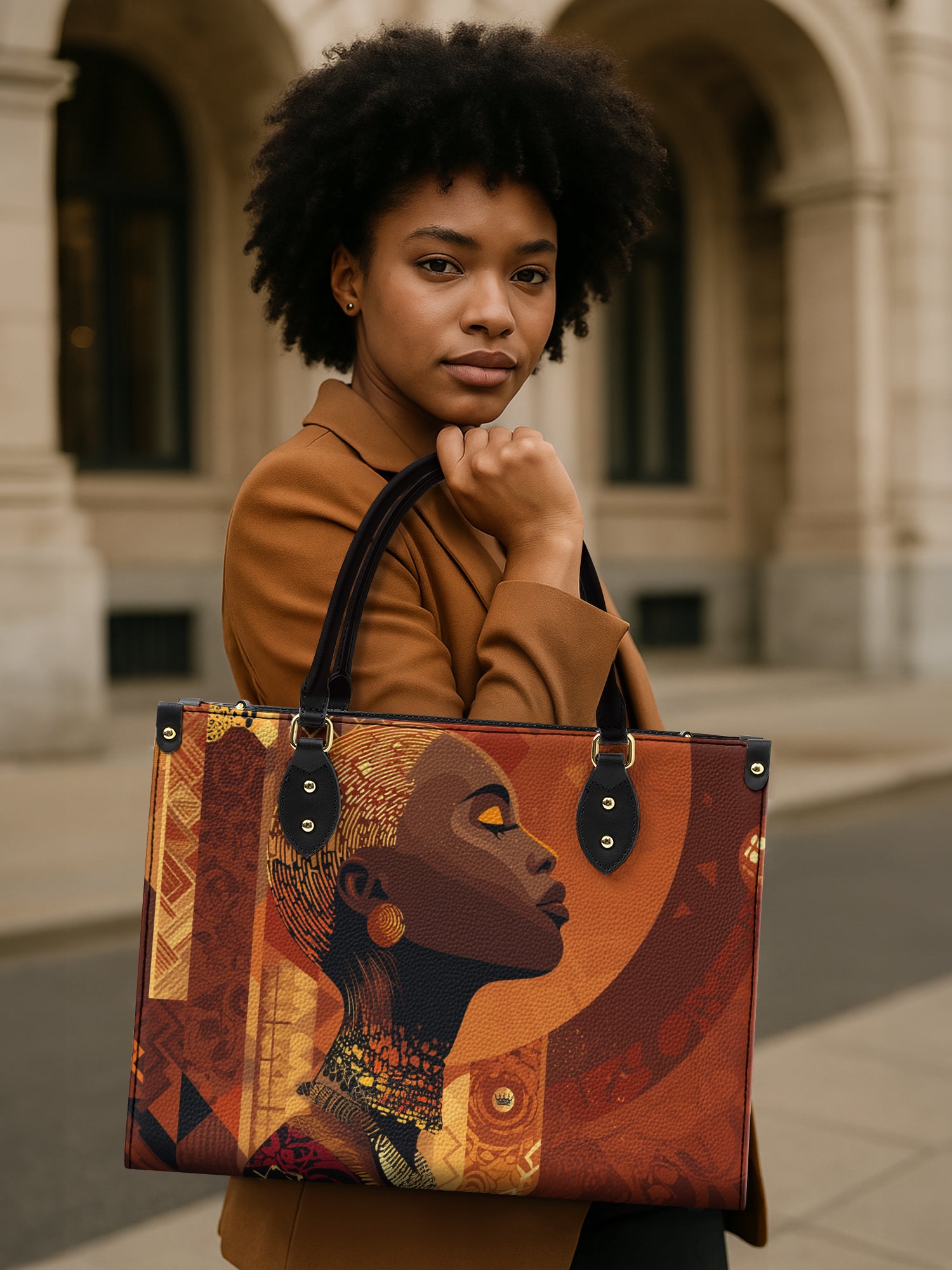 Buzzed Glory Premium Leather Handbag QR0TD403