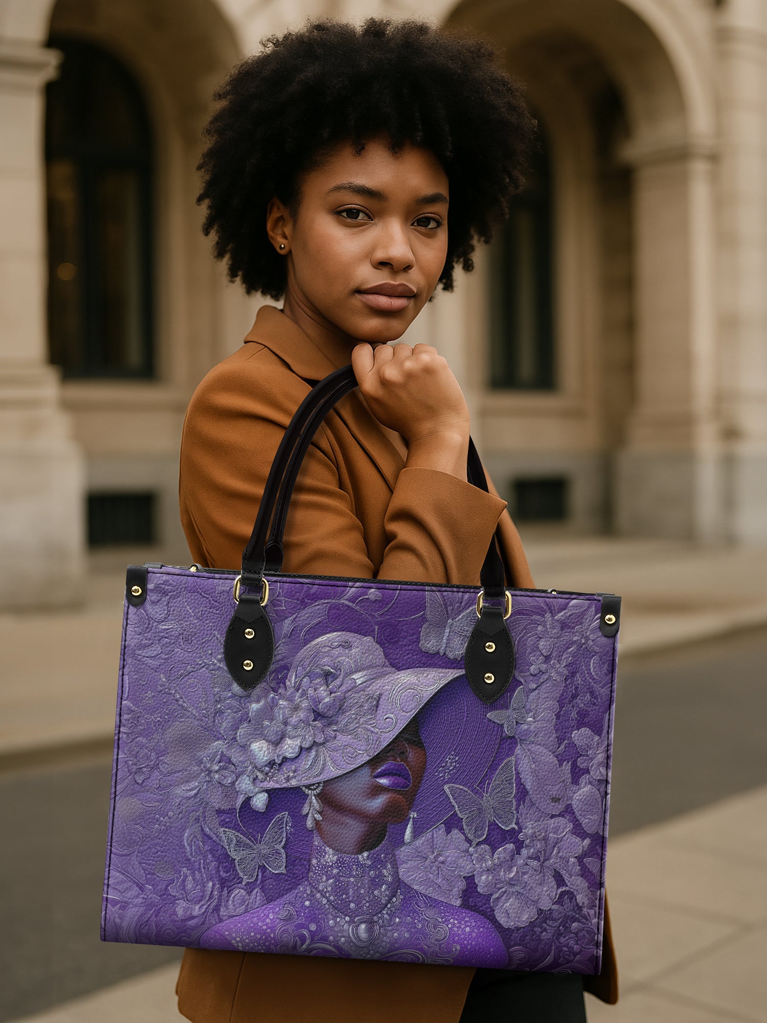 Ascend Spirit Premium Leather Handbag QR0XD684