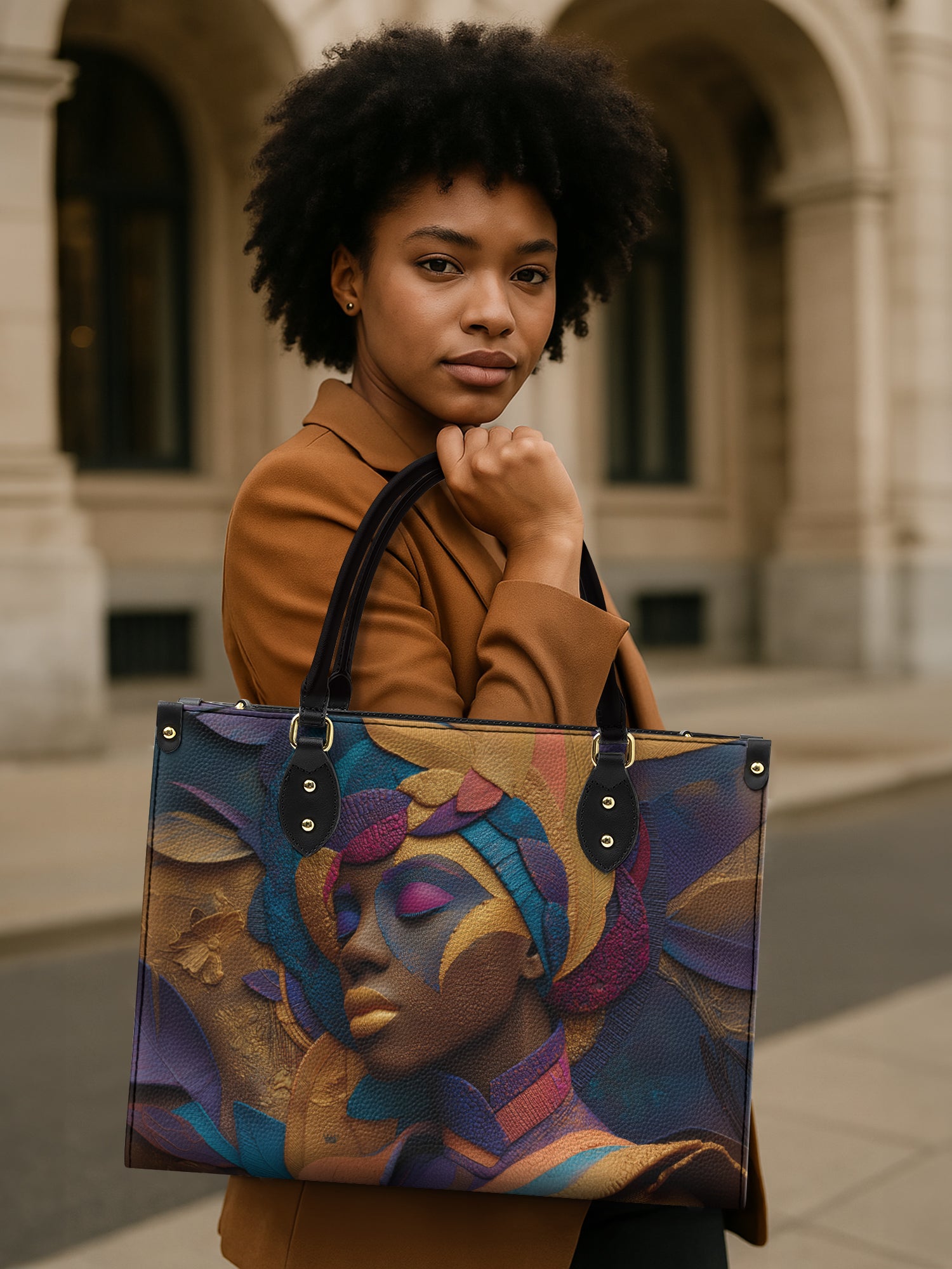 Magenta Muse Premium Leather Handbag QR0TD233