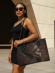 Back To Africa Premium Leather Handbag QR0XD410