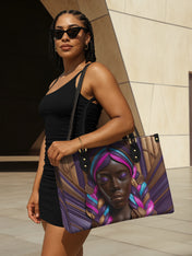 Violet Soul Premium Leather Handbag QR0TD237