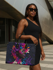 Amethyst Glow Premium Leather Handbag QR0TD223