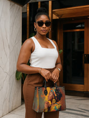 Soulful Prayer Premium Leather Handbag QR0HH089