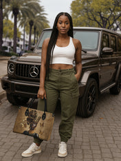 Absolute Allure Premium Leather Handbag QR0XD642