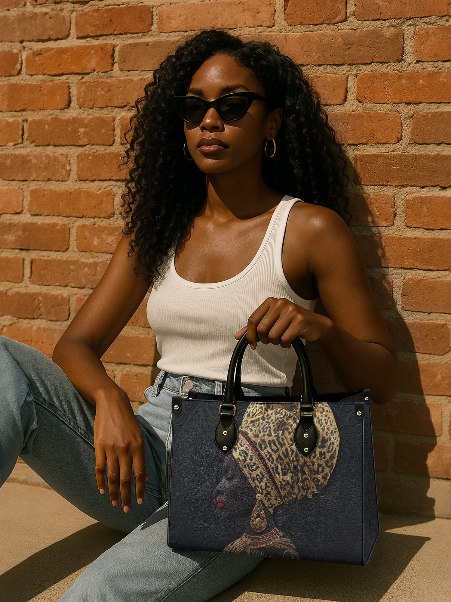 Akila Roots Premium Leather Handbag QR0XD455