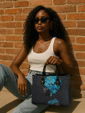 Myosotis Blossom Diva Premium Leather Handbag QR0XD335