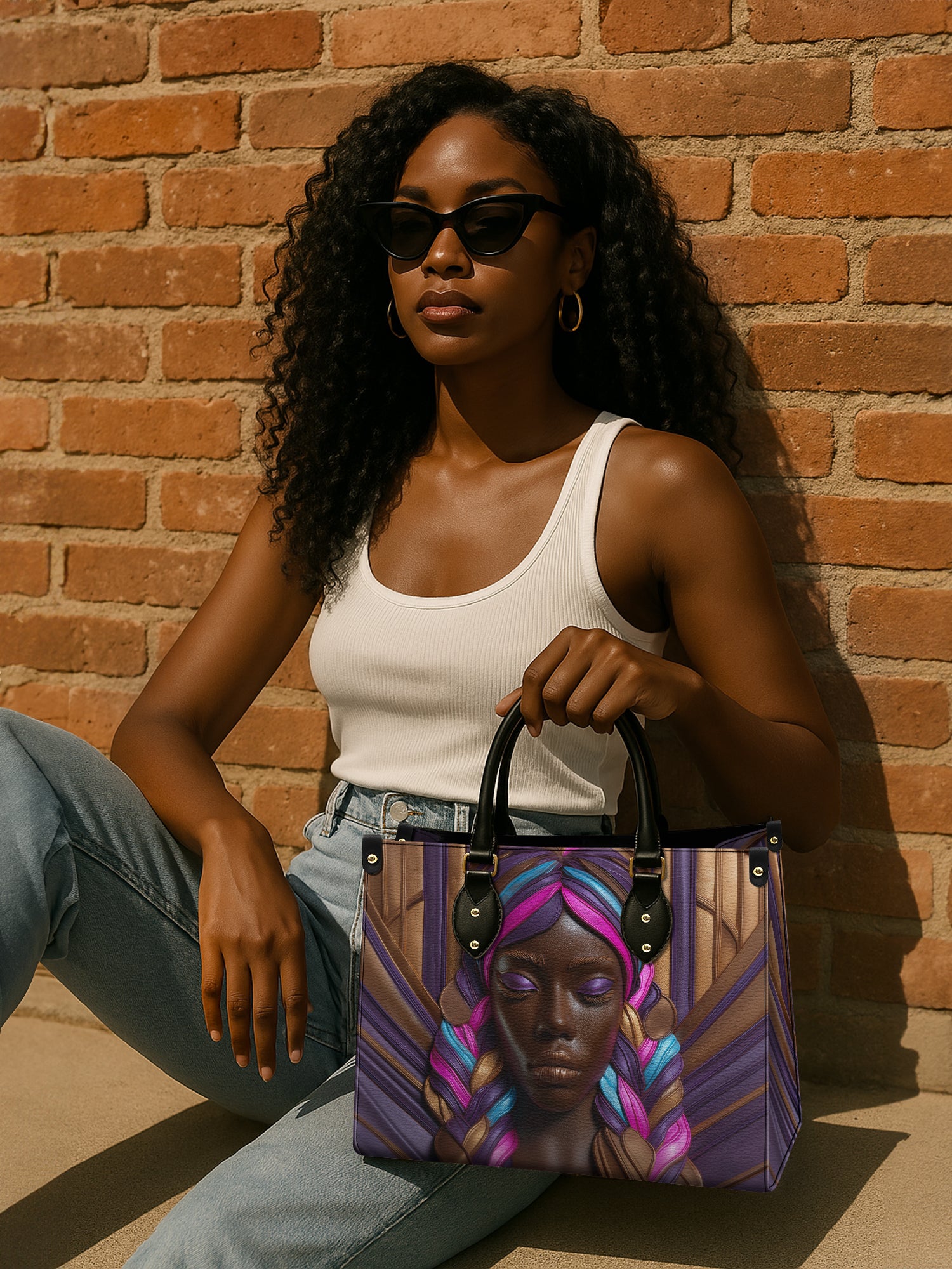 Violet Soul Premium Leather Handbag QR0TD237