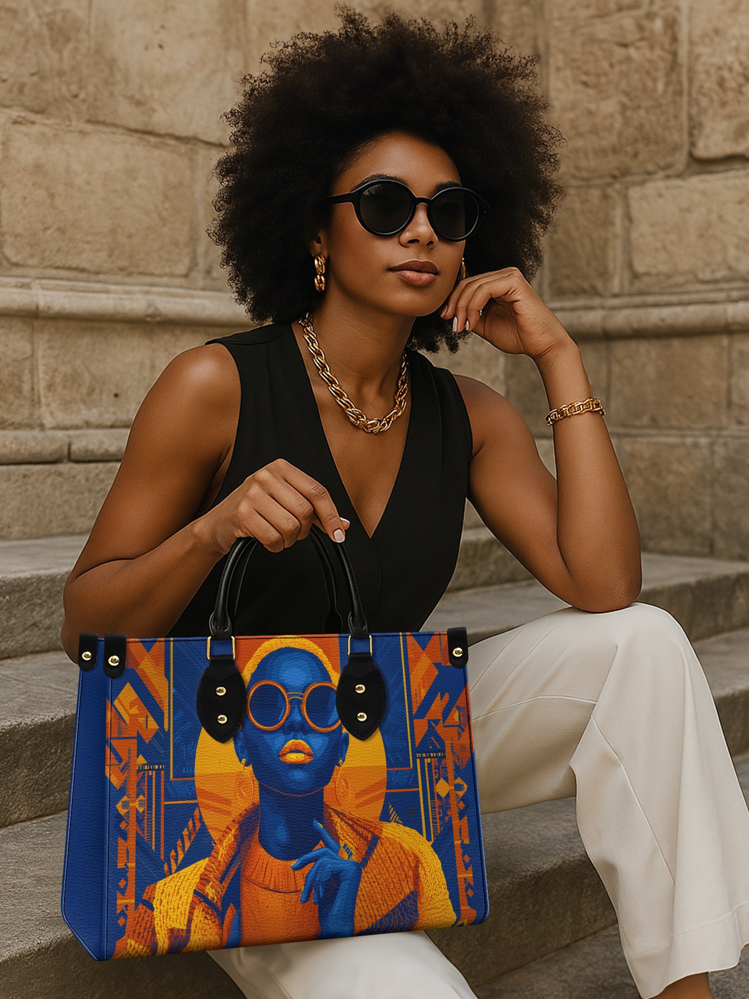 Fade Rebel Premium Leather Handbag QR0TD397