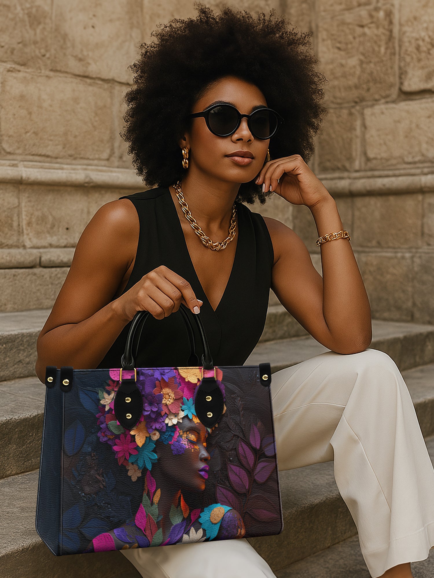 Rose Essence Premium Leather Handbag QR0TD235