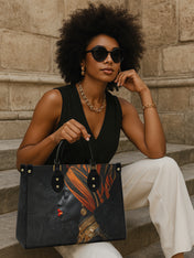 Ancestral Proud Premium Leather Handbag QR0XD457