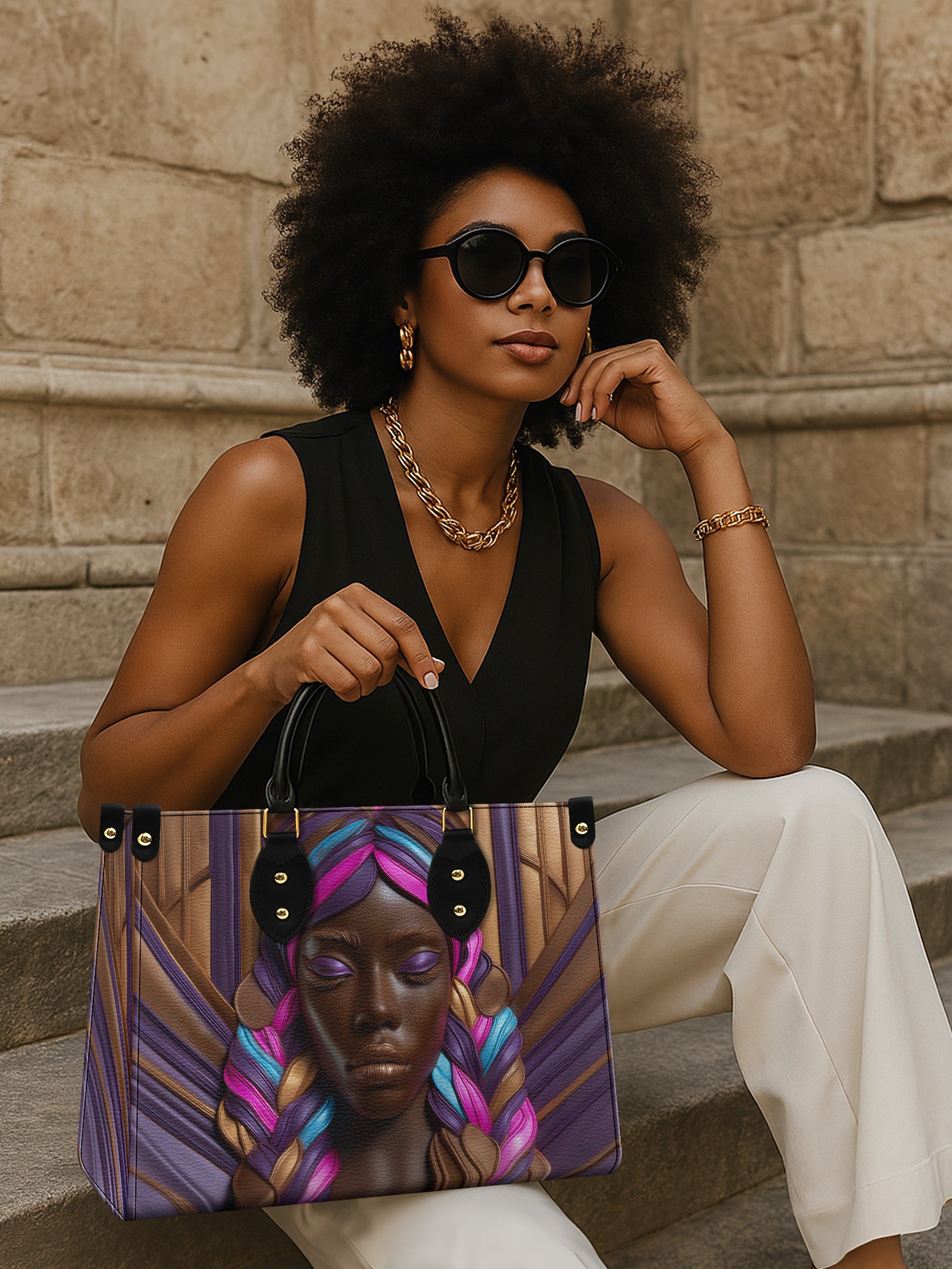 Violet Soul Premium Leather Handbag QR0TD237