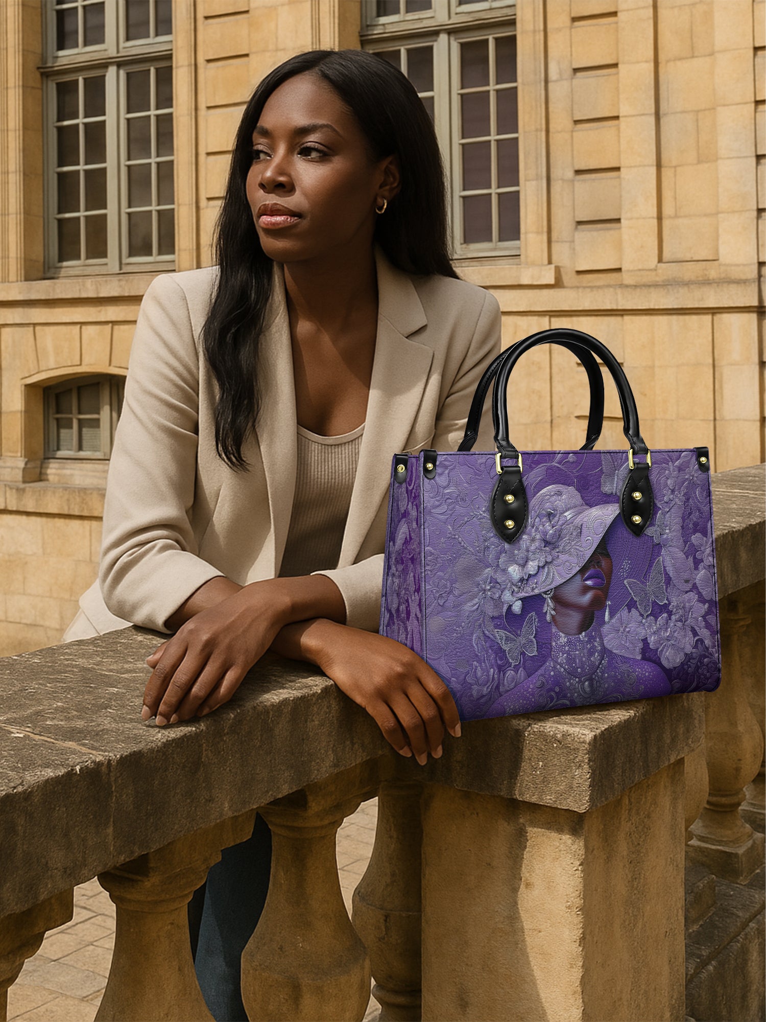 Ascend Spirit Premium Leather Handbag QR0XD684