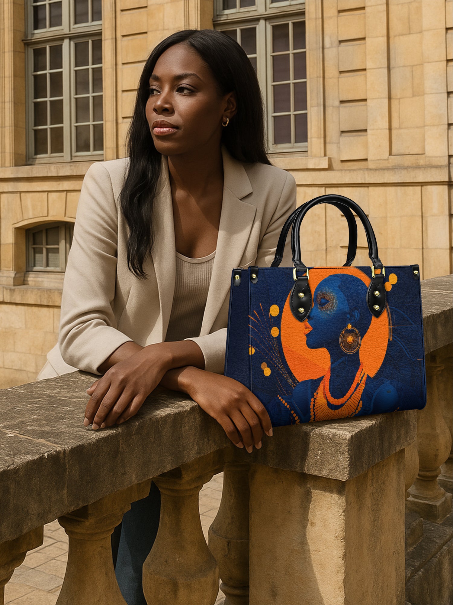 Crownless Queen Premium Leather Handbag QR0TD400