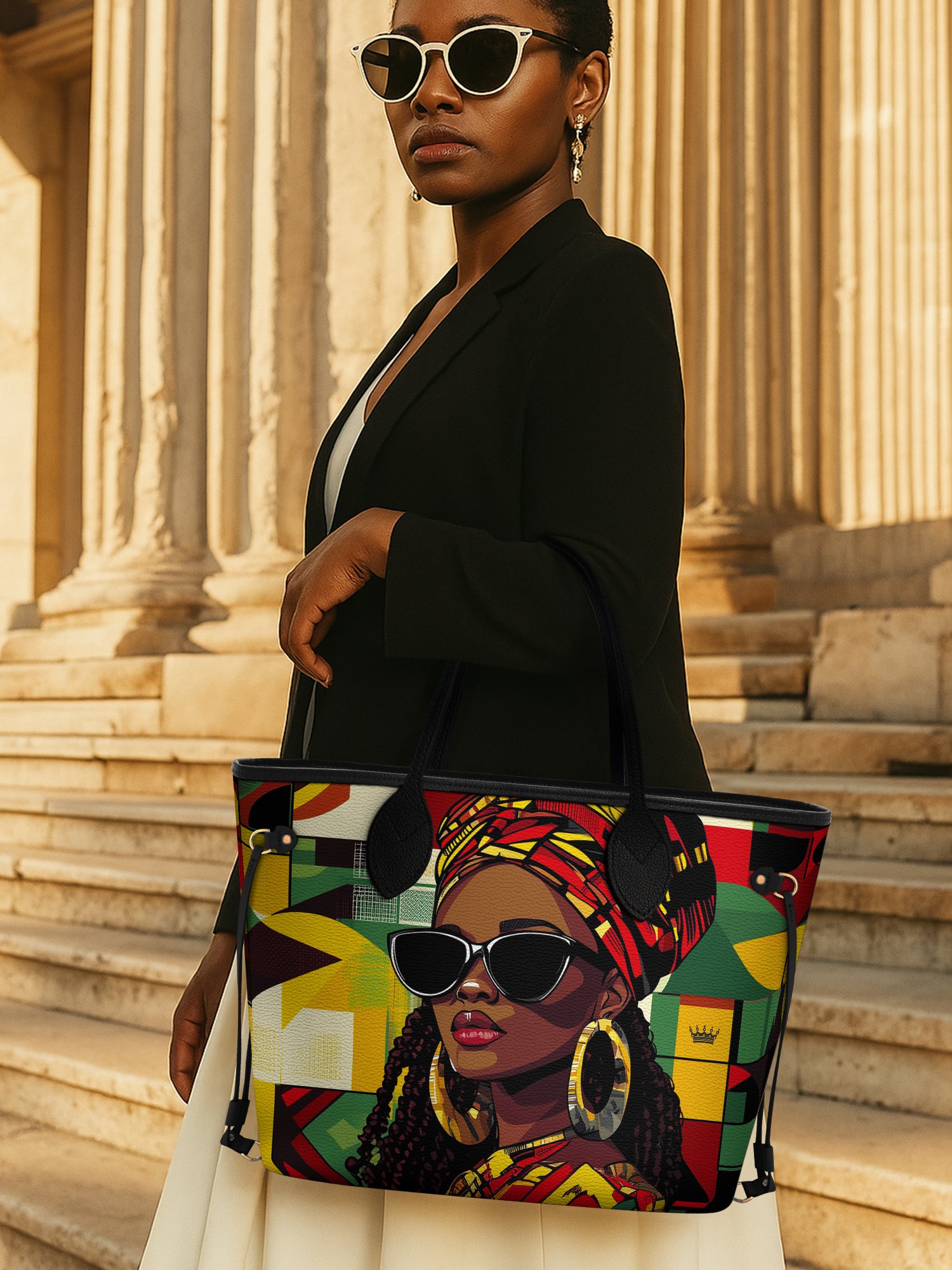 Bold Essence Classic Shopper Tote QR0XD368