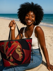 Amber Grace Classic Shopper Tote QR0XD356