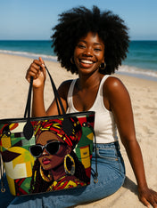 Bold Essence Classic Shopper Tote QR0XD368