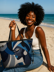 Brina Sky Classic Shopper Tote QR0XD360