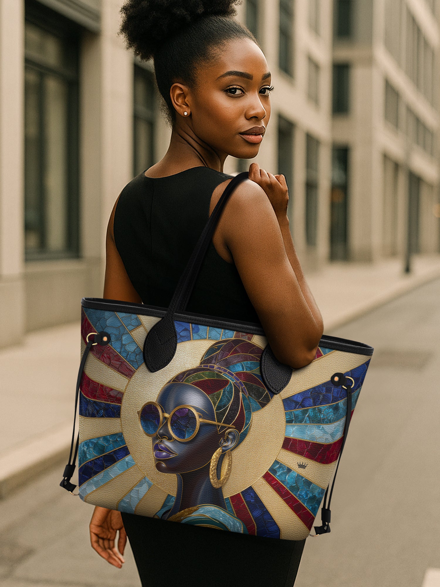 Stained Glass Diva Classic Shopper Tote QR0XD417