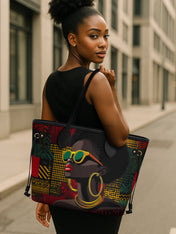 Golden Aura Classic Shopper Tote QR0XD366