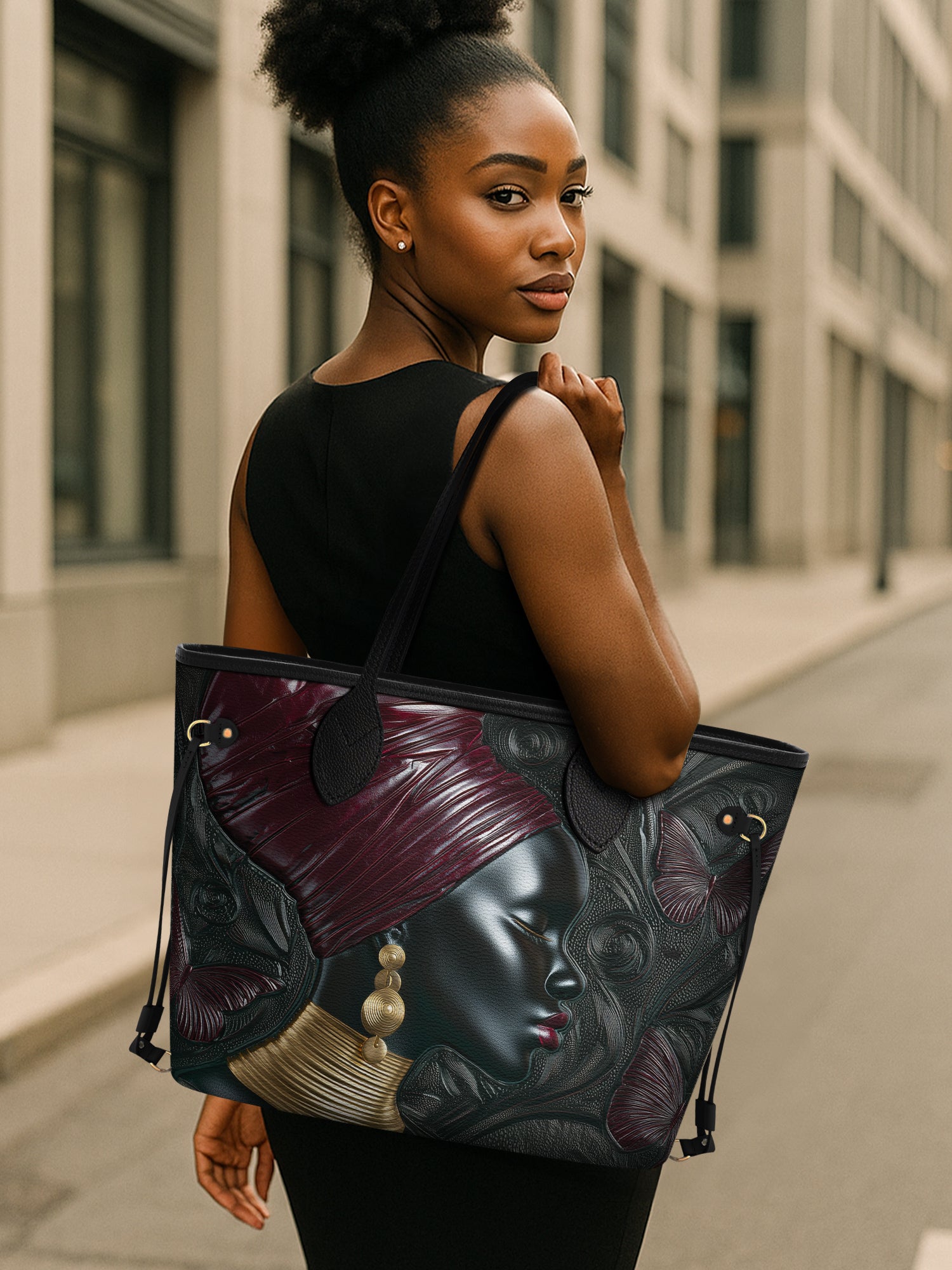 Divina Butterfly Classic Shopper Tote QR0XD492