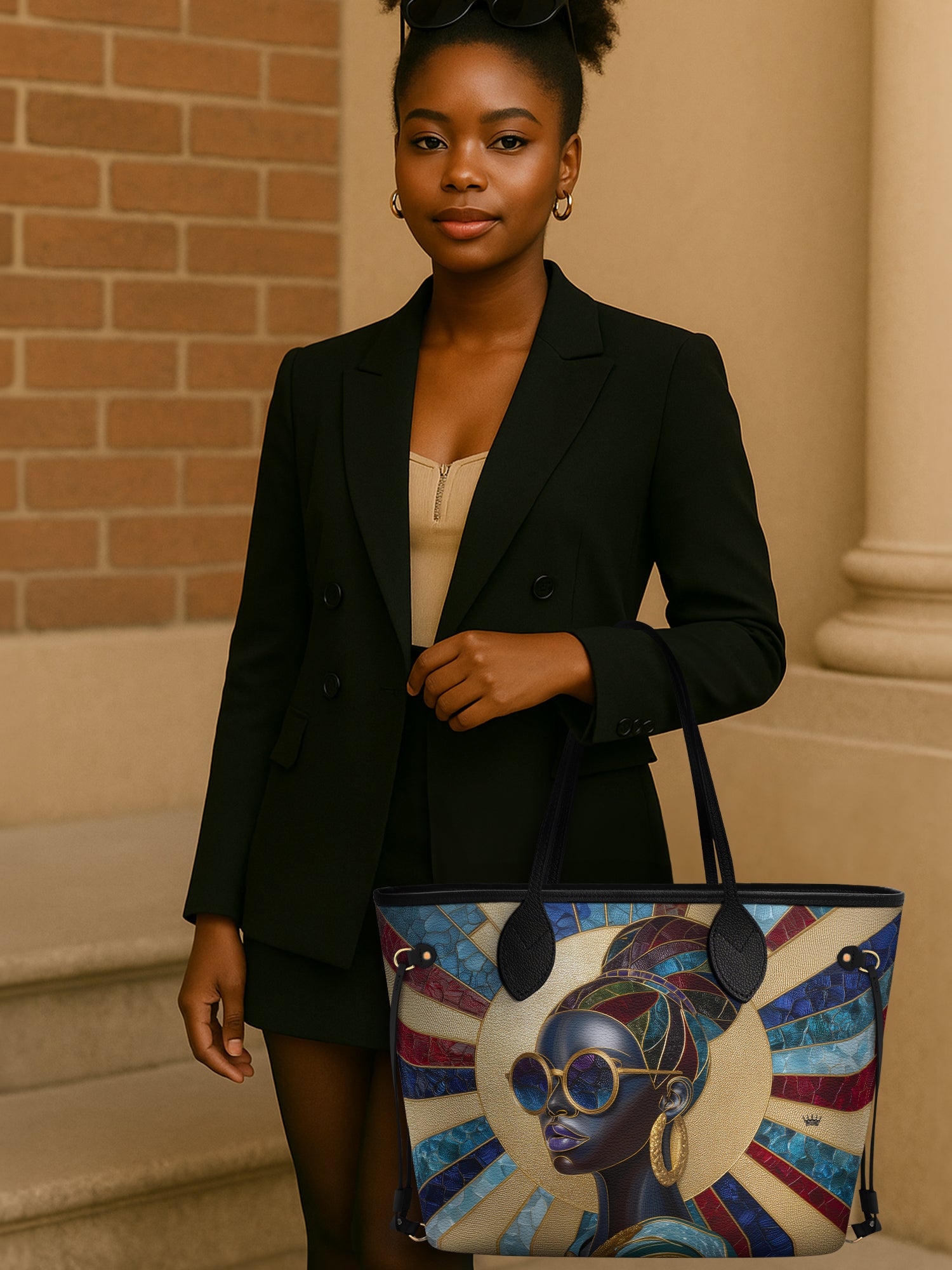 Stained Glass Diva Classic Shopper Tote QR0XD417