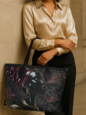 Belle Papillon Classic Shopper Tote QR0XD490