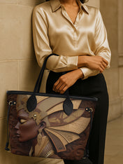 Briar Gold Classic Shopper Tote QR0XD361