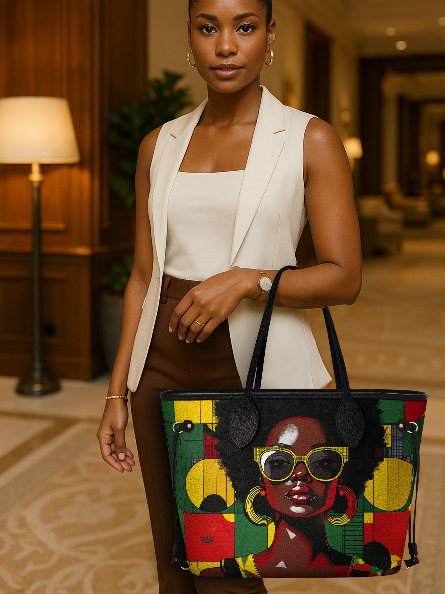 Fierce Glow Classic Shopper Tote QR0XD364