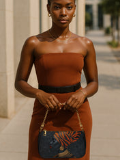 Adinkra Essence Classic Zip Pochette QR0XD468