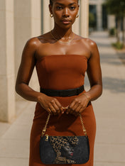 African Grace Classic Zip Pochette QR0XD466