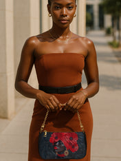 Crimson Poppy Crown Classic Zip Pochette QR0XD340