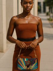 Golden Radiance Classic Zip Pochette QR0XD418