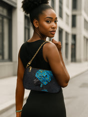 Myosotis Blossom Diva Classic Zip Pochette QR0XD343