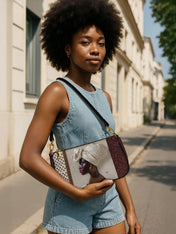 Ivory Luxe Classic Zip Pochette QR0XD582