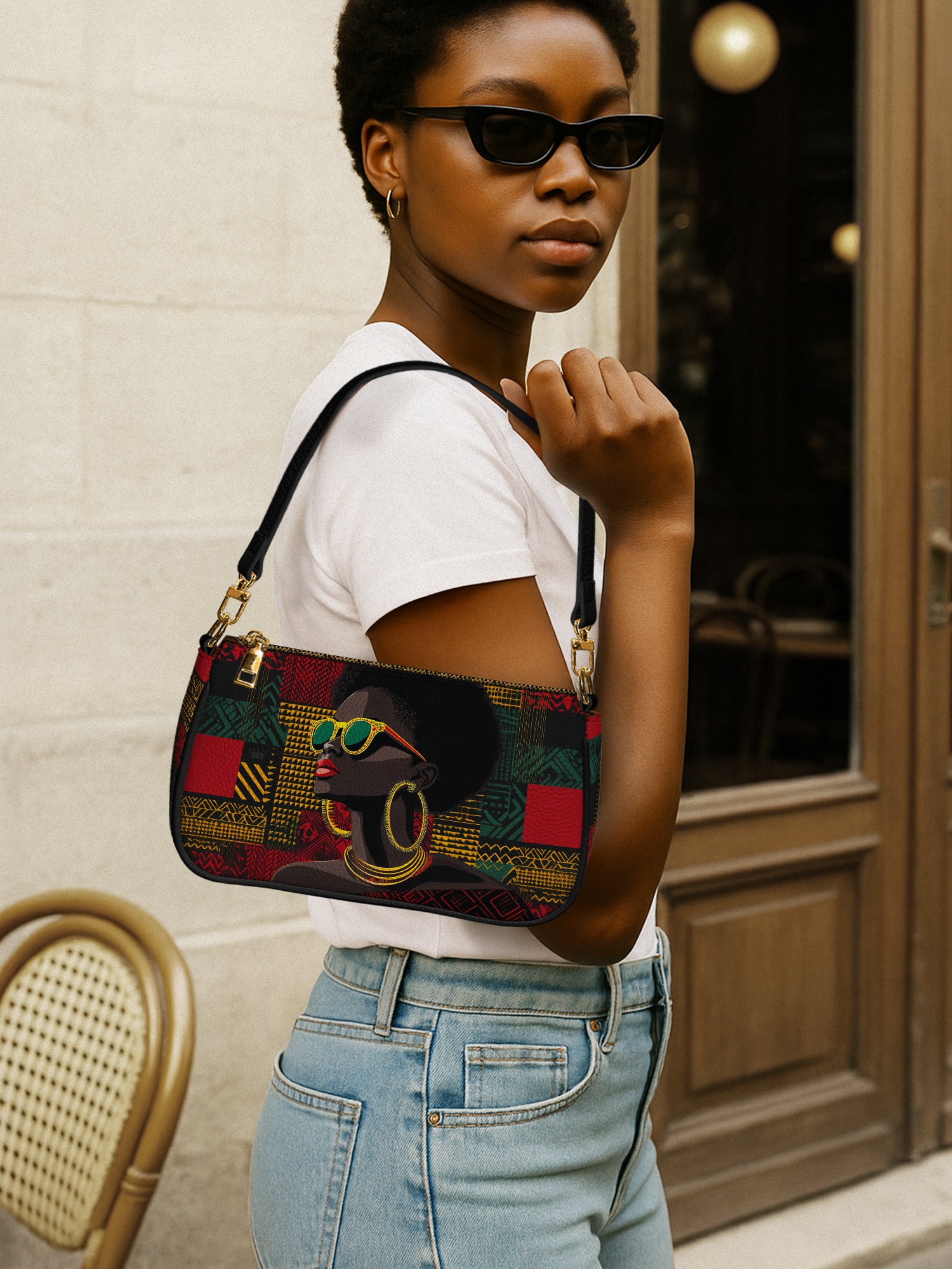 Golden Aura Classic Zip Pochette QR0XD380