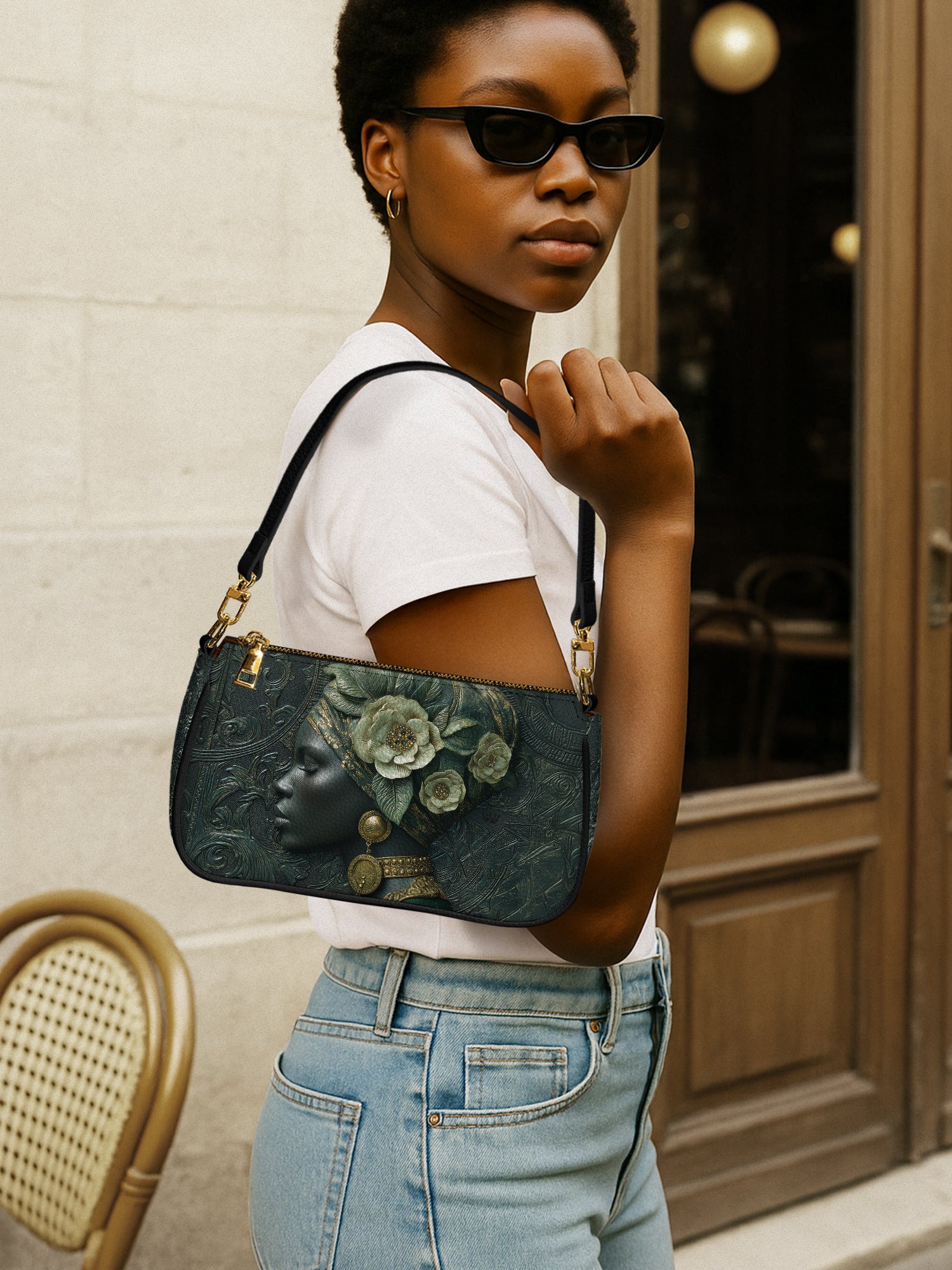 Emerald Cherokee Rose Classic Zip Pochette QR0XD341