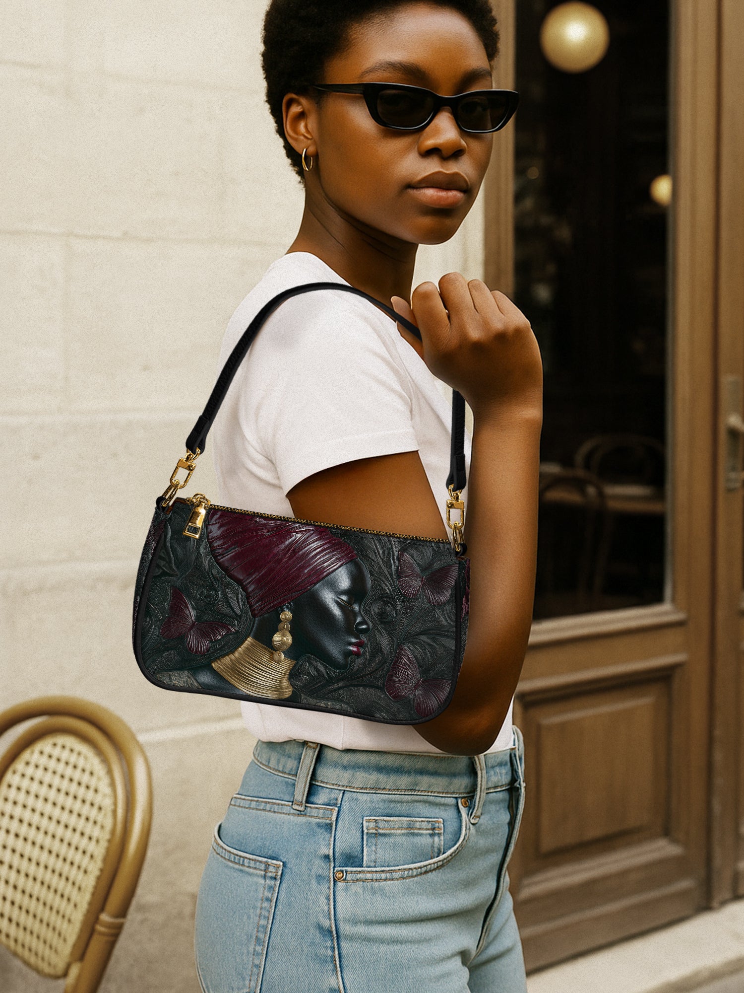 Divina Butterfly Classic Zip Pochette QR0XD498