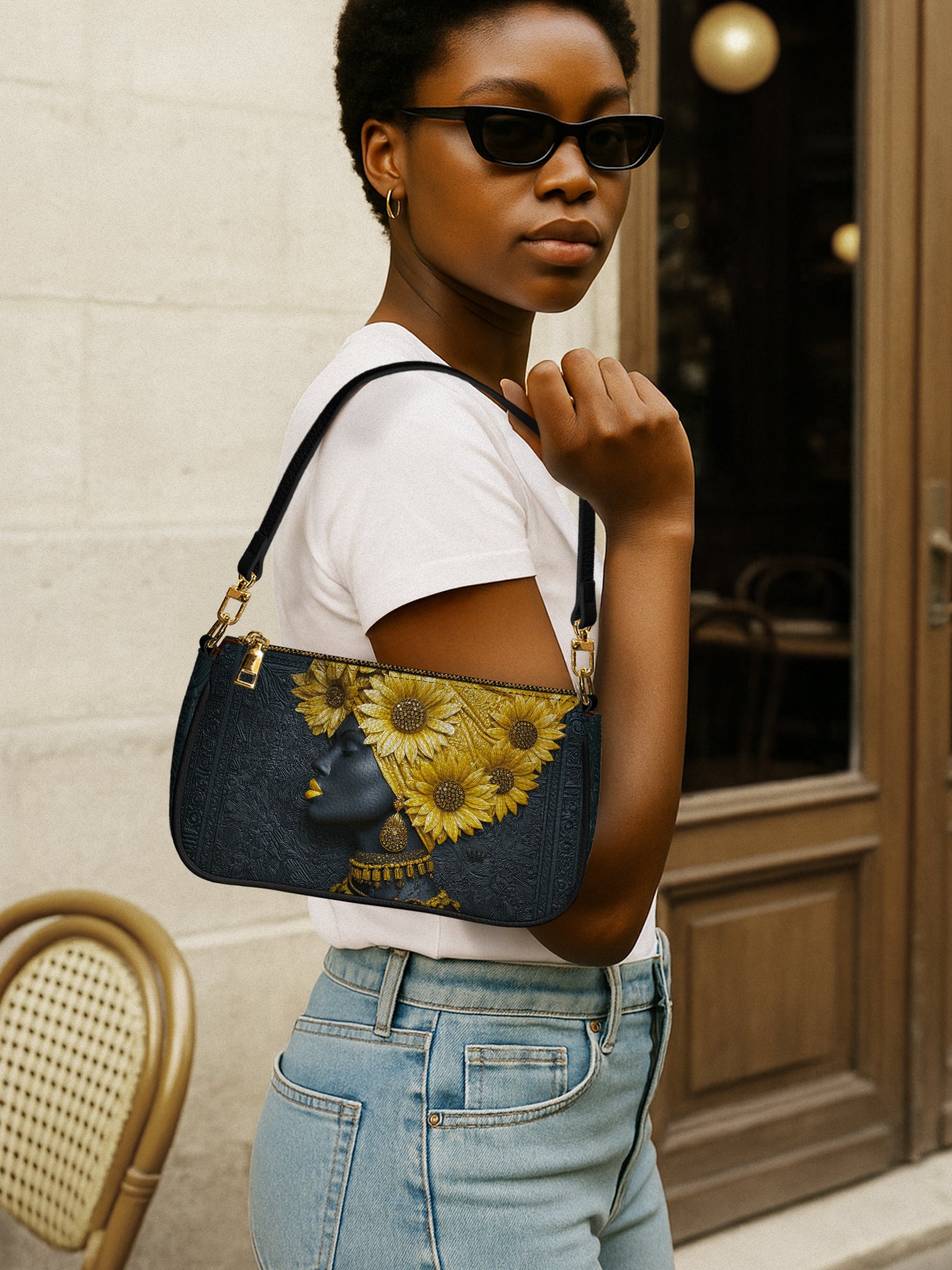 Sunflower Majesty Classic Zip Pochette QR0XD344