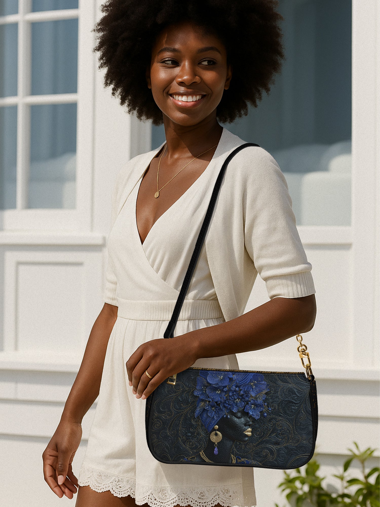 Bluebonnet Moon Empress Classic Zip Pochette QR0XD339