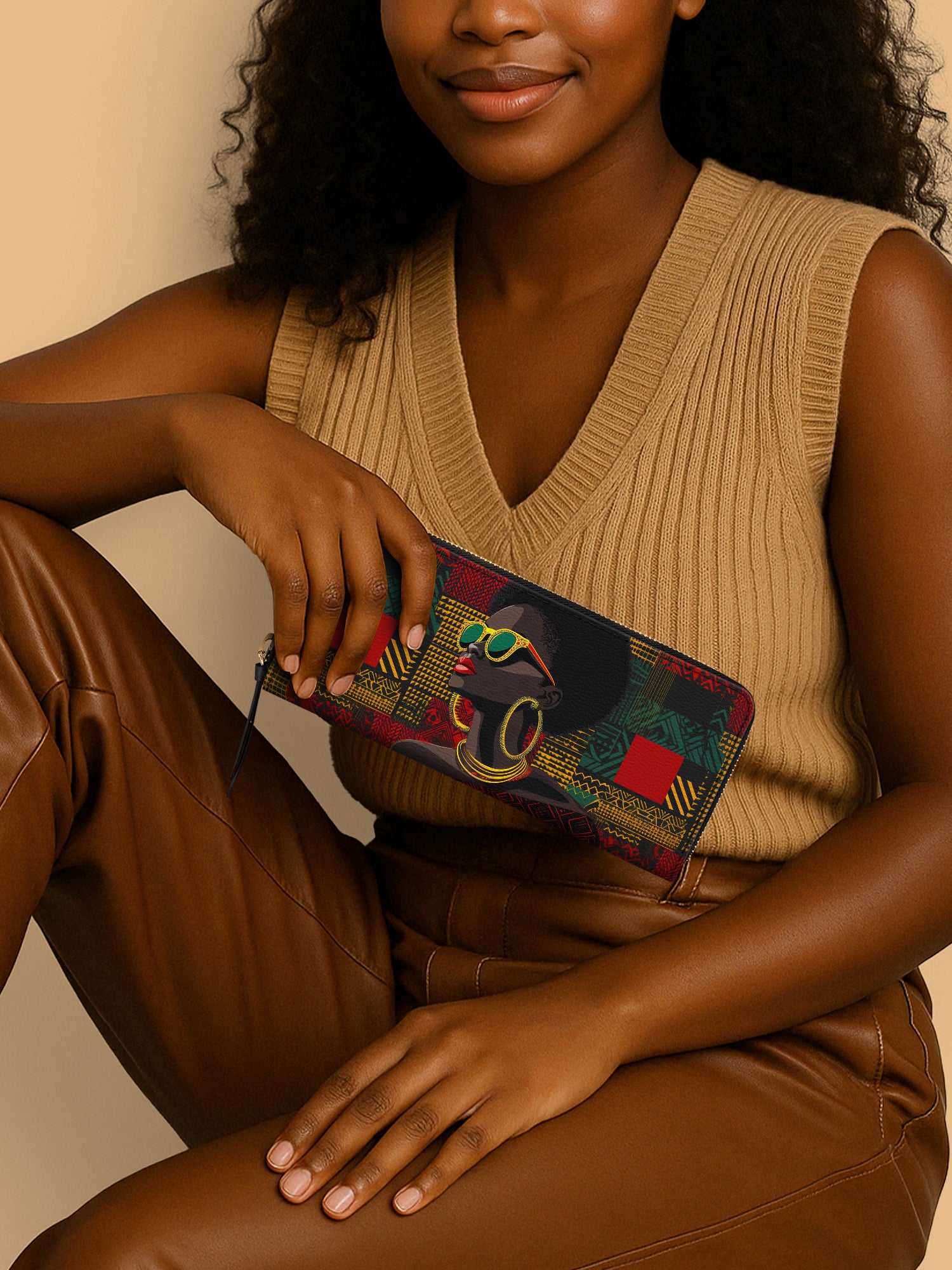 Golden Aura Slimline Zippy Wallet QR0XD388