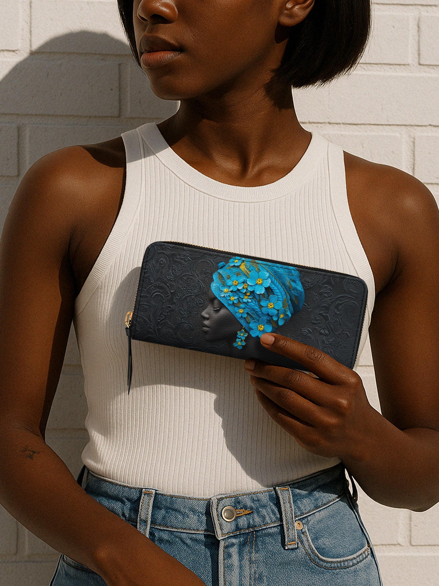 Myosotis Blossom Diva Slimline Zippy Wallet QR0XD351