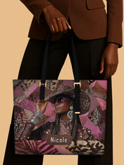 Bold Cowgirl Sleek Leather Tote