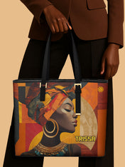 Afrique Hide Sleek Leather Tote