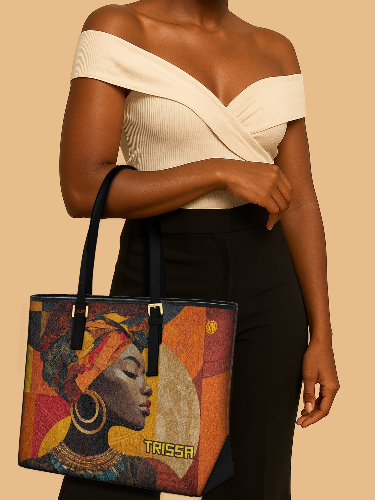 Afrique Hide Sleek Leather Tote