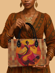 Unstoppable Rhythm Premium Leather Handbag QR0TD104