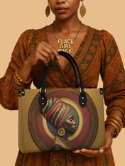 Circles Of Heritage Premium Leather Handbag QR0TV161