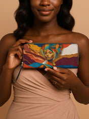 Ebony Charm Slimline Zippy Wallet QR0HH006