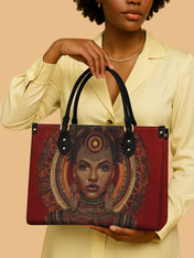 Ebony Aura Premium Leather Handbag QR0XD211